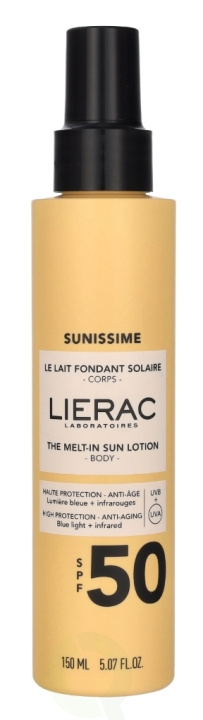 Lierac Paris Lierac Sunissime The Melt-in Sun Lotion SPF50 150 ml i gruppen SKØNHED & HELSE / Hudpleje / Tanning / Solbeskyttelse hos TP E-commerce Nordic AB (C76861)