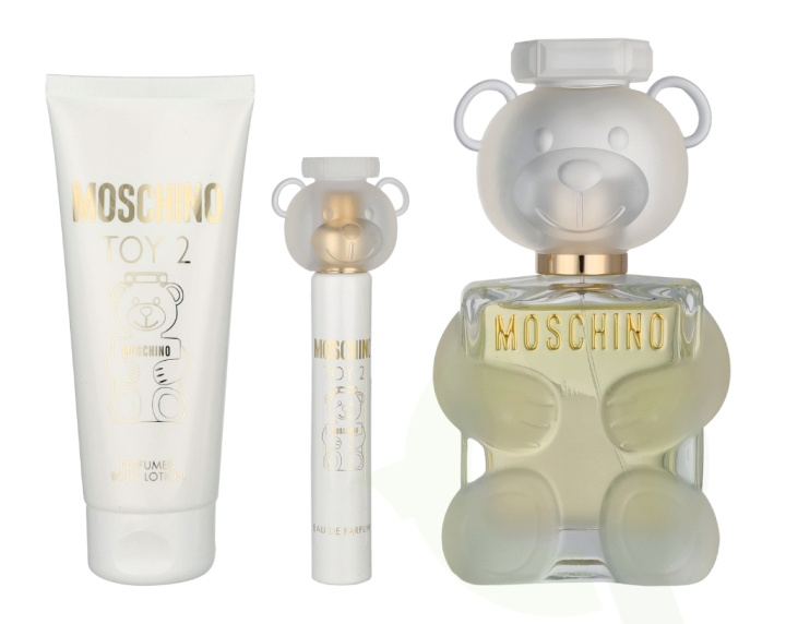 Moschino Toy 2 Giftset 210 ml Edp Spray 100ml/Body Lotion 100ml/Edp Spray 10ml i gruppen SKØNHED & HELSE / Gaveæske / Gaveæske til hende hos TP E-commerce Nordic AB (C76884)