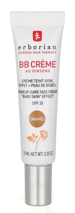 Erborian BB Cream Au Ginseng 5-In-1 Baby Skin Effect SPF20 15 ml Caramel i gruppen SKØNHED & HELSE / Hudpleje / Ansigt / Ansigtscreme hos TP E-commerce Nordic AB (C76916)