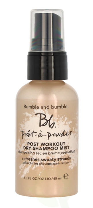 Bumble and Bumble Bumble & Bumble Pret-A-Powder Post Workout Dry Shampoo Mist 45 ml Refreshes Damp, Sweaty Strands i gruppen SKØNHED & HELSE / Hår og styling / Hårpleje / Shampoo hos TP E-commerce Nordic AB (C76980)