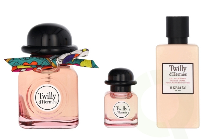 Hermes Twilly D\'Hermes Giftset 97.5 ml Edp Spray 50ml/Edp Miniature 7,5ml/Body Lotion 40ml i gruppen SKØNHED & HELSE / Gaveæske / Gaveæske til hende hos TP E-commerce Nordic AB (C77031)