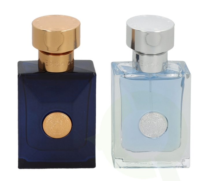 Versace Duo Set 60 ml Dylan Blue Pour Homme Edt Spray 30ml/Homme Edt Spray 30ml i gruppen SKØNHED & HELSE / Duft & Parfume / Parfume / Parfume til ham hos TP E-commerce Nordic AB (C77082)