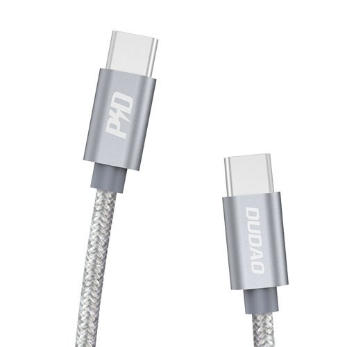 Dudao L5ProC USB-C to USB-C cable 45W 1m gray i gruppen COMPUTERTILBEHØR / Kabler og adaptere / USB / USB-C hos TP E-commerce Nordic AB (C77125)