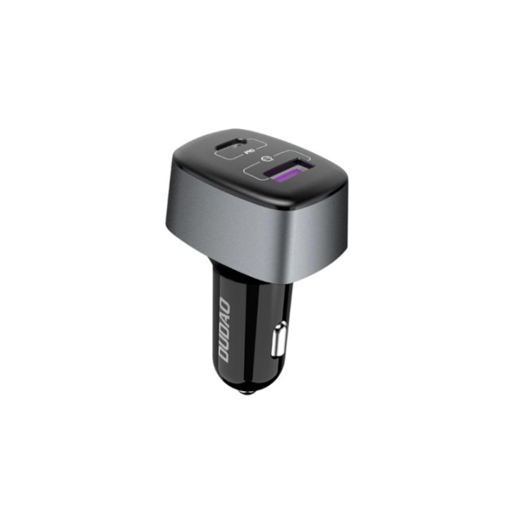 Dudao R7XS Car Charger 83Watt 1xUSB-C + 1xUSB-A i gruppen SMARTPHONES & TABLETS / Opladere og kabler / Bilopladere / Bil oplader USB hos TP E-commerce Nordic AB (C77137)