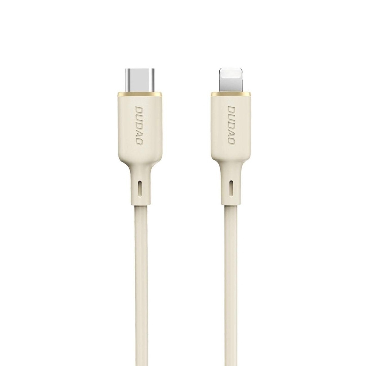 Dudao L7SCL USB-C to Lightning 30W 1m white i gruppen COMPUTERTILBEHØR / Kabler og adaptere / USB / USB-C hos TP E-commerce Nordic AB (C77149)