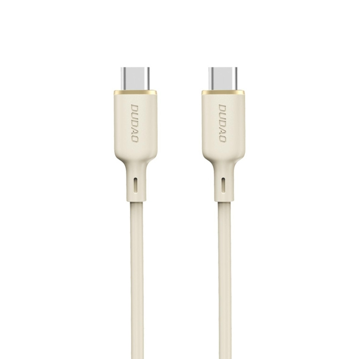 Dudao L7SCC USB-C to USB-C cable 100W 1m White i gruppen COMPUTERTILBEHØR / Kabler og adaptere / USB / USB-C hos TP E-commerce Nordic AB (C77154)