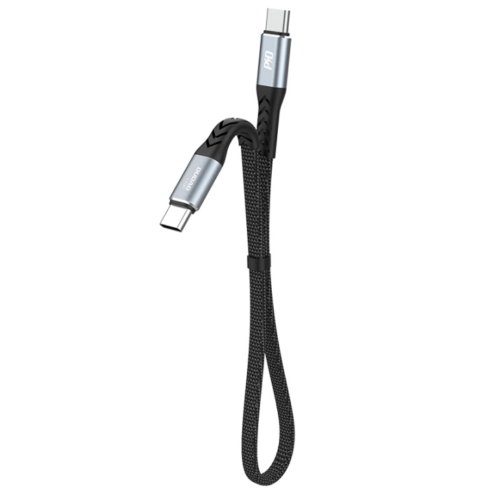 Dudao L10C USB-C to USB-C cable 100W 0.23 m black i gruppen COMPUTERTILBEHØR / Kabler og adaptere / USB / USB-C hos TP E-commerce Nordic AB (C77158)