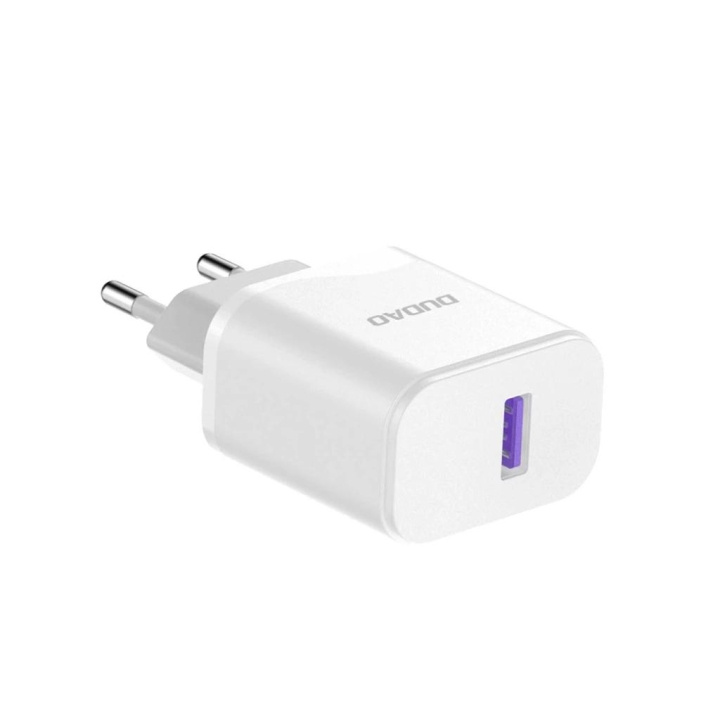 Dudao A20EU Adapter 18Watt 1xUSB-A i gruppen SMARTPHONES & TABLETS / Opladere og kabler / Vægoplader / Vægoplader USB hos TP E-commerce Nordic AB (C77170)