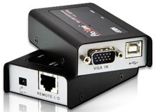 ATEN Mini USB KVM-forlængerkabel, VGA, 100 m (CAT5e), CE-100 i gruppen COMPUTERTILBEHØR / Kabler og adaptere / HDMI / VGA / DVI switche hos TP E-commerce Nordic AB (C77201)