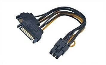 Akasa 2 x 15-pin SATA - 1 x 6-pin PCIe-adapter, 15 cm i gruppen COMPUTERTILBEHØR / Kabler og adaptere / Interne / Strømkabler og adaptere hos TP E-commerce Nordic AB (C77235)