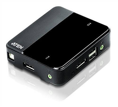 ATEN CS782DP -KVM-switch, DisplayPort, USB, 3,5 mm i gruppen COMPUTERTILBEHØR / Kabler og adaptere / HDMI / VGA / DVI switche hos TP E-commerce Nordic AB (C77243)