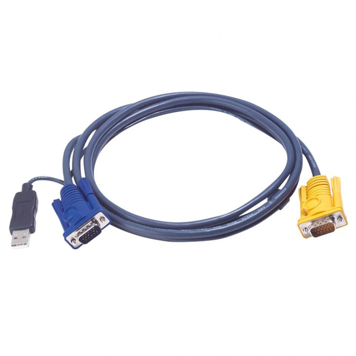 ATEN 2L-5203UP USB KVM-kabel, 3 m i gruppen COMPUTERTILBEHØR / Kabler og adaptere / Øvrige computer kabler hos TP E-commerce Nordic AB (C77287)