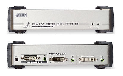 ATEN VS-162 DVI splitter/splitter, 1 > 2, DVI-I Single Link + lyd i gruppen COMPUTERTILBEHØR / Kabler og adaptere / HDMI / VGA / DVI switche hos TP E-commerce Nordic AB (C77307)