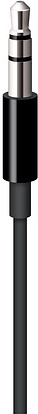 Apple Lightning - 3,5 mm lydkabel, sort (MR2C2) i gruppen HJEMMEELEKTRONIK / Kabler og adaptere / Audio Digital hos TP E-commerce Nordic AB (C77325)