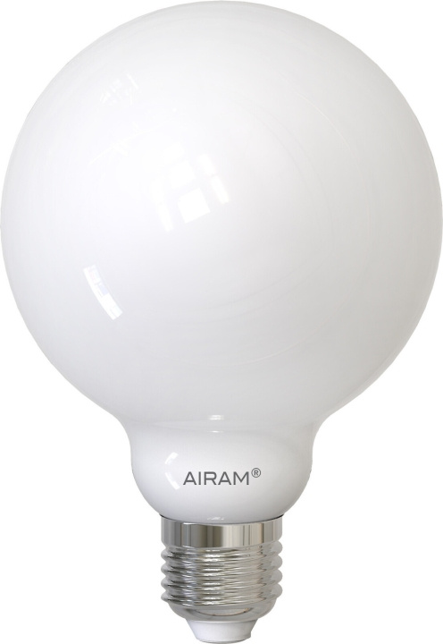 Airam SmartHome G95-pære, E27, opal, 806lm, 2700-6500K, WiFi i gruppen HJEM, HUS & HAVE / Smart hjem / Smart belysning hos TP E-commerce Nordic AB (C77490)