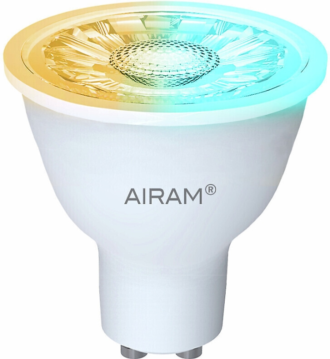 Airam SmartHome PAR16 glødelampe, GU10, RGB, 345lm, 2700-6500K, WiFi, 2-pak i gruppen HJEM, HUS & HAVE / Smart hjem / Smart belysning hos TP E-commerce Nordic AB (C77491)