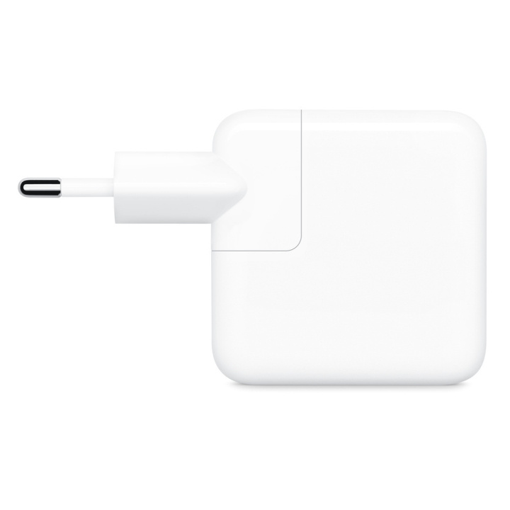 Apple 35W USB-C-strømforsyning med to porte (MW2K3) i gruppen SMARTPHONES & TABLETS / Opladere og kabler / Vægoplader / Væg oplader Type C hos TP E-commerce Nordic AB (C77822)