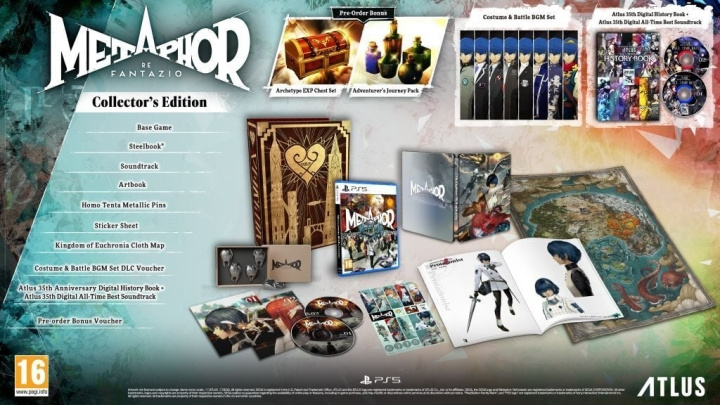 Atlus Metaphor: ReFantazio - Collector\'s Edition (PS5) i gruppen HJEMMEELEKTRONIK / Spilkonsoller og tilbehør / Sony PlayStation 5 hos TP E-commerce Nordic AB (C77860)