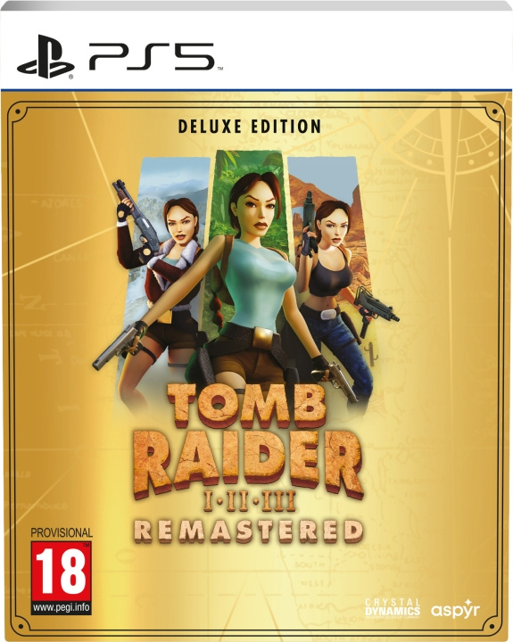 Aspyr Tomb Raider I-III Remastered - Deluxe Edition (PS5) i gruppen HJEMMEELEKTRONIK / Spilkonsoller og tilbehør / Sony PlayStation 5 hos TP E-commerce Nordic AB (C77882)