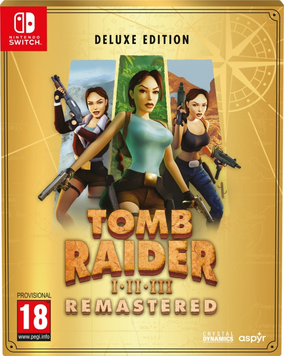 Aspyr Tomb Raider I-III Remastered - Deluxe Edition (Switch) i gruppen HJEMMEELEKTRONIK / Spilkonsoller og tilbehør / Nintendo Switch / Spil hos TP E-commerce Nordic AB (C77883)