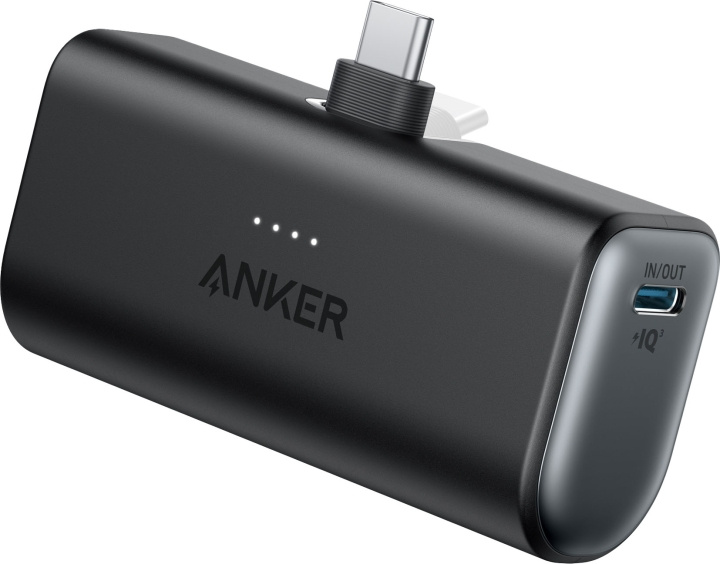 Anker Nano Power Bank backup-strømforsyning, 5000 mAh, sort i gruppen SMARTPHONES & TABLETS / Opladere og kabler / Powerbanks hos TP E-commerce Nordic AB (C77886)