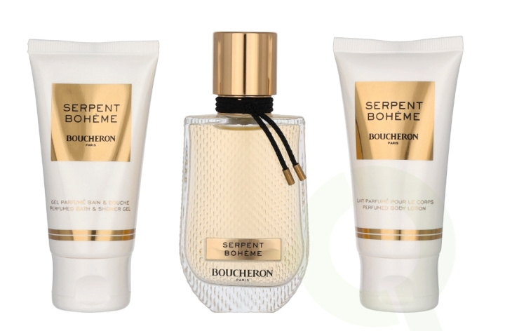 Boucheron Serpent Boheme Giftset 150 ml Edp Spray 50ml/Body Lotion 50ml/Shower Gel 50ml i gruppen SKØNHED & HELSE / Gaveæske / Gaveæske til hende hos TP E-commerce Nordic AB (C77966)