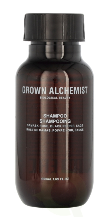 Grown Alchemist Shampoo Damask Rose, Black Pepper, Sage 50 ml i gruppen SKØNHED & HELSE / Hår og styling / Hårpleje / Shampoo hos TP E-commerce Nordic AB (C77974)