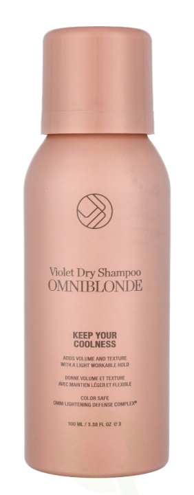 Omniblonde Keep Your Coolness Violet Dry Shampoo 100 ml i gruppen SKØNHED & HELSE / Hår og styling / Hårpleje / Tør shampoo hos TP E-commerce Nordic AB (C77993)