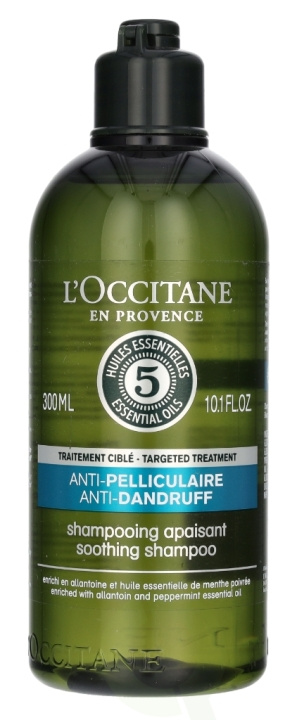 L\'Occitane 5 Ess. Oils Anti-Dandruff Shampoo 300 ml i gruppen SKØNHED & HELSE / Hår og styling / Hårpleje / Shampoo hos TP E-commerce Nordic AB (C78002)