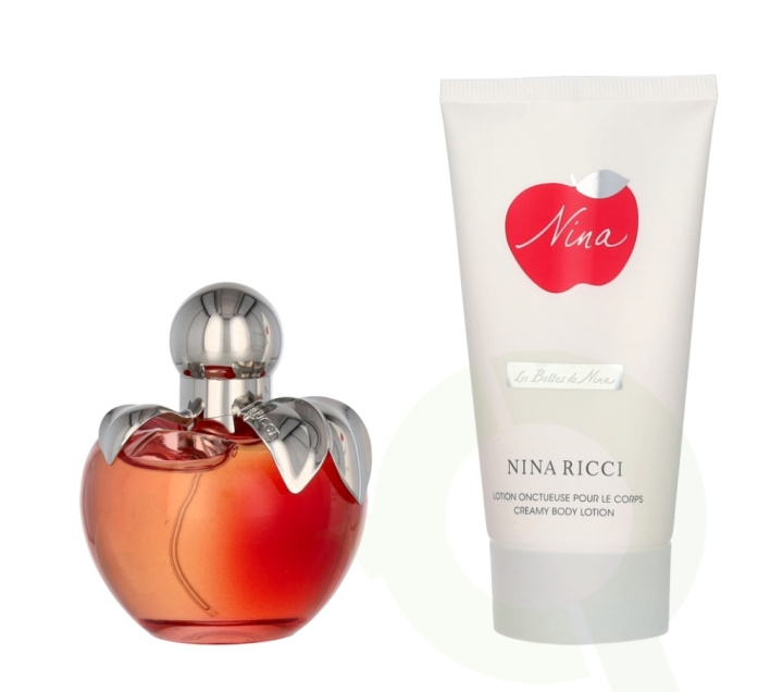 Nina Ricci Nina Giftset 125 ml Edt Spray 50ml/Body Lotion 75ml i gruppen SKØNHED & HELSE / Gaveæske / Gaveæske til hende hos TP E-commerce Nordic AB (C78004)