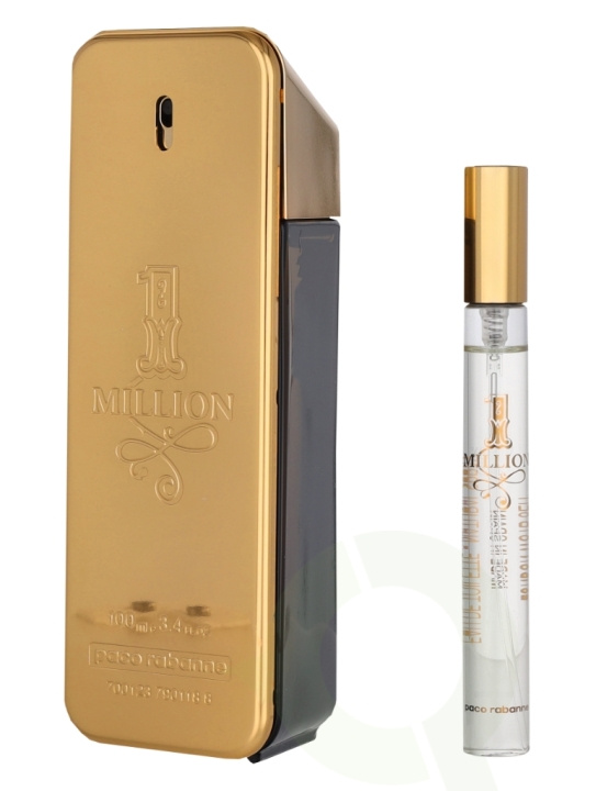 Paco Rabanne 1 Million Giftset 110 ml Edt Spray 100ml/Edt 10ml/GWP i gruppen SKØNHED & HELSE / Gaveæske / Gaveæske til ham hos TP E-commerce Nordic AB (C78005)