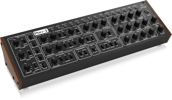 BEHRINGER Pro-1 monofonisk analog synthesizer i gruppen SPORT, FRITID & HOBBY / Hobby / Musik / Tilbehør til musikinstrumenter hos TP E-commerce Nordic AB (C78140)