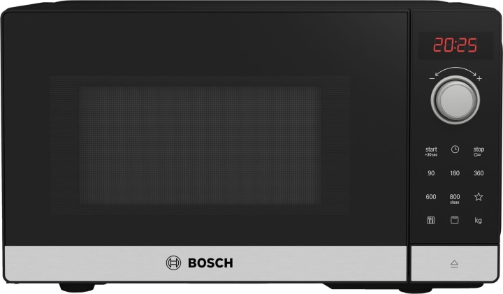 Bosch FEL023MS2 Serie 2 mikrobølgeovn, stål i gruppen HJEM, HUS & HAVE / Husholdningsapparater / Mikrobølgeovne hos TP E-commerce Nordic AB (C78264)