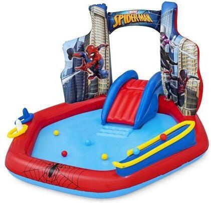 Bestway Spider-Man swimmingpool, 2,11 m x 2,06 m x 1,27 m i gruppen HJEM, HUS & HAVE / Have og gårdhave / Pool & Tilbehør / Pools hos TP E-commerce Nordic AB (C78339)