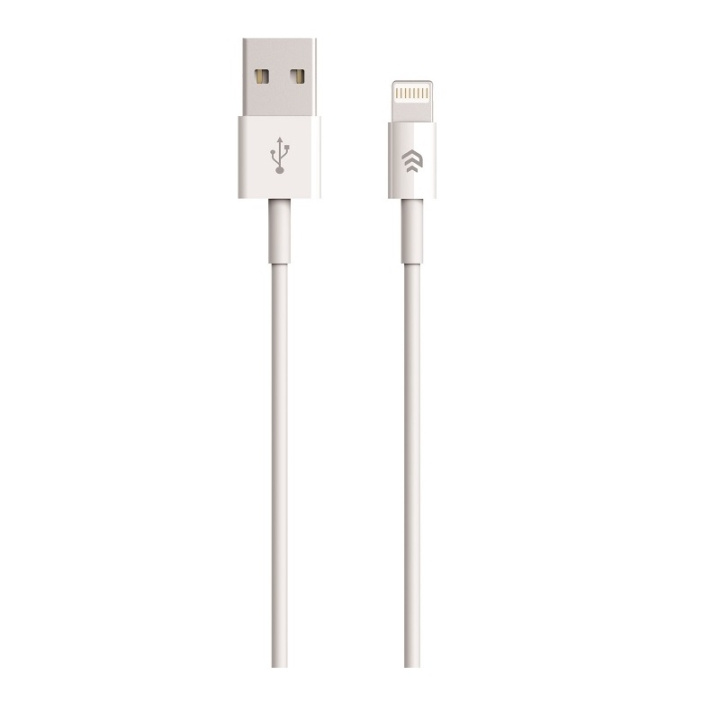 Devia kabel Smart EC080 USB - Lightning 2,0 m 2,1A vit i gruppen SMARTPHONES & TABLETS / Opladere og kabler / Kabler / Kabler Lightning hos TP E-commerce Nordic AB (C78533)