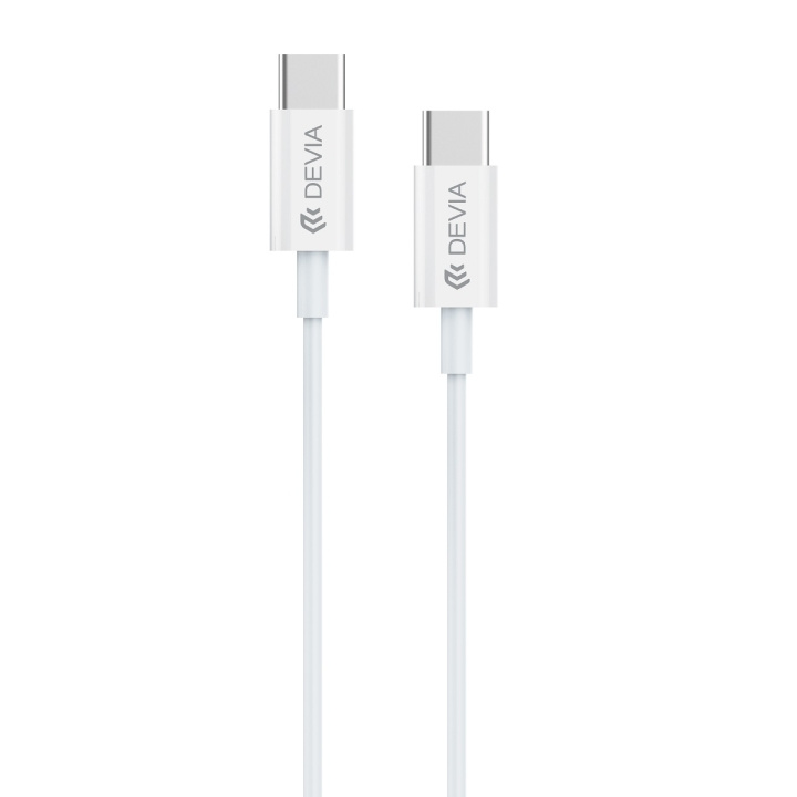 Devia kabel Smart EC042 PD USB-C - USB-C 60W 3A vit i gruppen SMARTPHONES & TABLETS / Opladere og kabler / Kabler / Kabler Type C hos TP E-commerce Nordic AB (C78539)