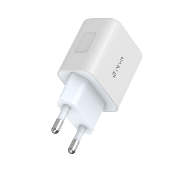 Devia väggladdare Smart PD 30W 1x USB-C vit i gruppen SMARTPHONES & TABLETS / Opladere og kabler / Vægoplader / Væg oplader Type C hos TP E-commerce Nordic AB (C78604)