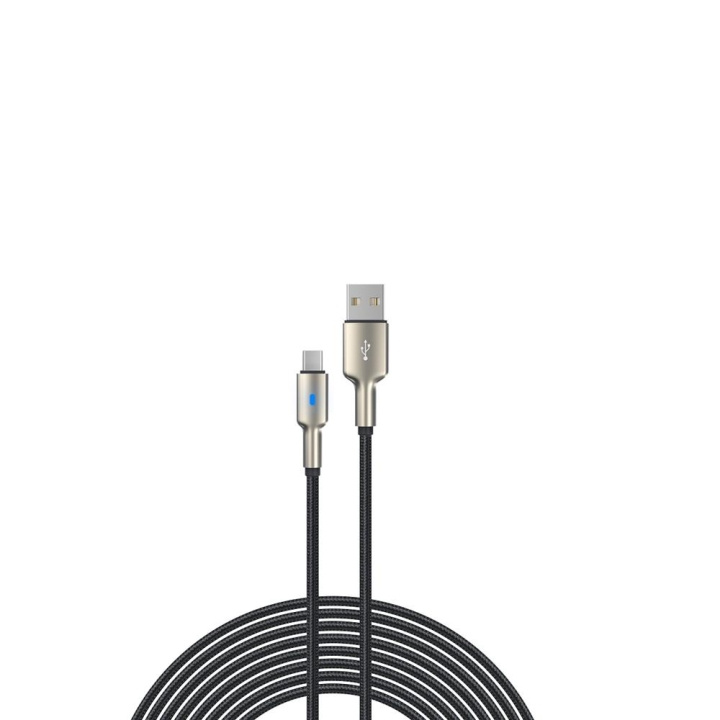 Devia kabel Mars EC313 USB - USB-C 1,5 m 2,1A svart i gruppen SMARTPHONES & TABLETS / Opladere og kabler / Kabler / Kabler Type C hos TP E-commerce Nordic AB (C78606)