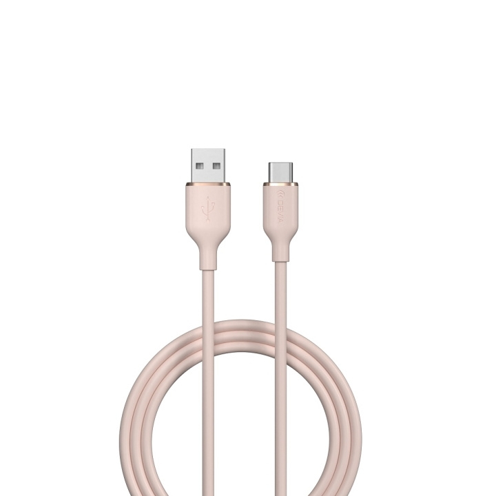 Devia kabel Jelly EC629 USB - USB-C 1,2 m 2,4A rosa i gruppen SMARTPHONES & TABLETS / Opladere og kabler / Kabler / Kabler Type C hos TP E-commerce Nordic AB (C78636)