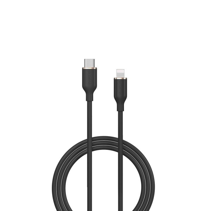 Devia kabel Jelly EC631 USB-C - Lightning 1,2 m 27W svart i gruppen SMARTPHONES & TABLETS / Opladere og kabler / Kabler / Kabler Lightning hos TP E-commerce Nordic AB (C78637)