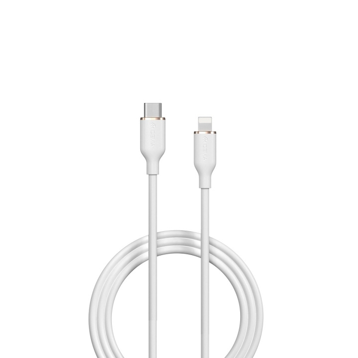 Devia kabel Jelly EC631 USB-C - Lightning 1,2 m 27W vit i gruppen SMARTPHONES & TABLETS / Opladere og kabler / Kabler / Kabler Lightning hos TP E-commerce Nordic AB (C78638)