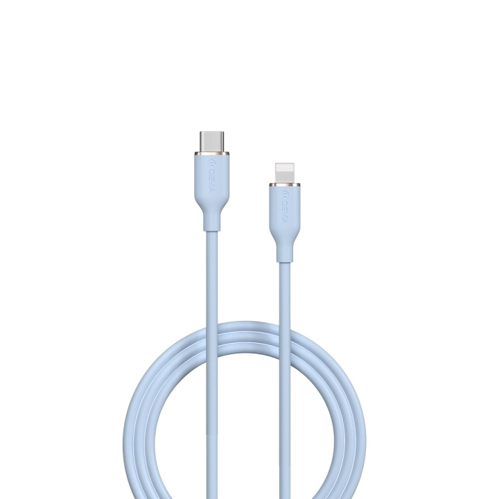 Devia kabel Jelly EC631 USB-C - Lightning 1,2 m 27W blå i gruppen SMARTPHONES & TABLETS / Opladere og kabler / Kabler / Kabler Lightning hos TP E-commerce Nordic AB (C78639)