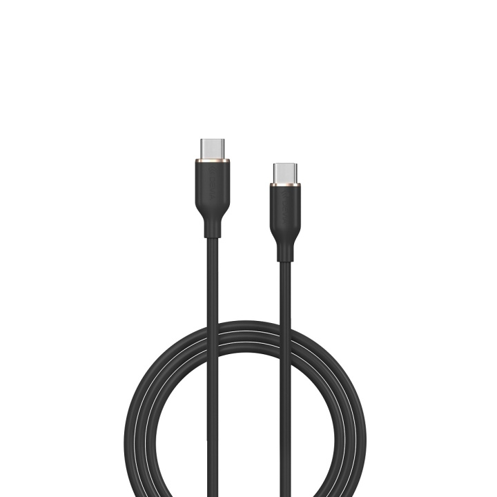 Devia kabel Jelly EC632 USB-C - USB-C 1,2 m 60W 3A svart i gruppen SMARTPHONES & TABLETS / Opladere og kabler / Kabler / Kabler Type C hos TP E-commerce Nordic AB (C78641)