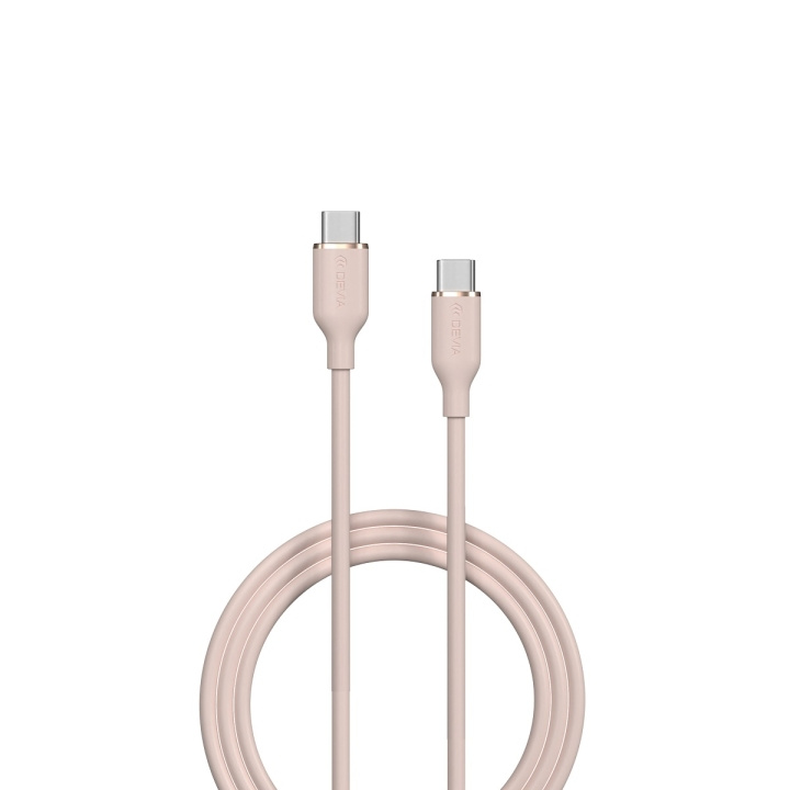 Devia kabel Jelly EC632 USB-C - USB-C 1,2 m 60W 3A rosa i gruppen SMARTPHONES & TABLETS / Opladere og kabler / Kabler / Kabler Type C hos TP E-commerce Nordic AB (C78644)