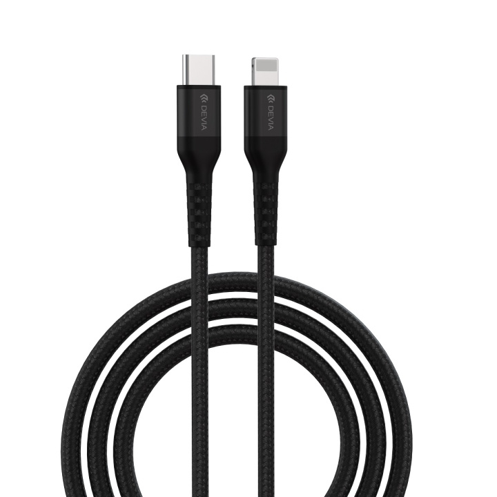 Devia kabel Gracious EC409 PD USB-C - Lightning 1,5 m 3A svart i gruppen SMARTPHONES & TABLETS / Opladere og kabler / Kabler / Kabler Lightning hos TP E-commerce Nordic AB (C78655)