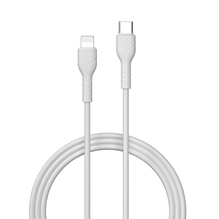 Devia kabel Kintone EC150 USB-C - Lightning 1,0 m 3A 27W vit i gruppen SMARTPHONES & TABLETS / Opladere og kabler / Kabler / Kabler Lightning hos TP E-commerce Nordic AB (C78681)