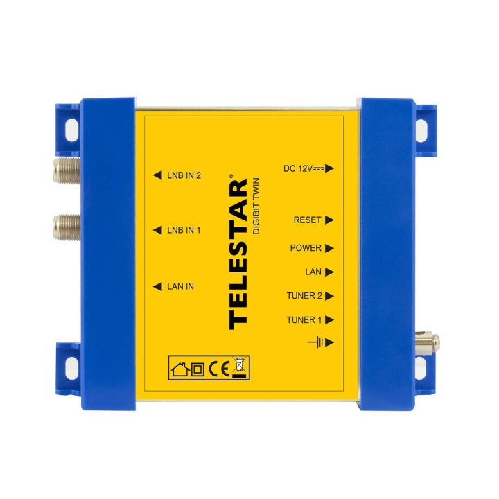 TELESTAR DIGIBIT Twin Compact Sat-to-IP-router i gruppen HJEMMEELEKTRONIK / Lyd & billede / Tv og tilbehør / Antenner og tilbehør hos TP E-commerce Nordic AB (C78710)