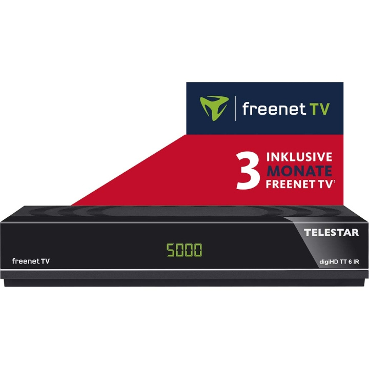 TELESTAR digiHD TT 6 IR Lille DTT 2 HD set-top-boks inkl. 3 måneders freenet i gruppen HJEMMEELEKTRONIK / Lyd & billede / Tv og tilbehør / Smart-TV hos TP E-commerce Nordic AB (C78711)