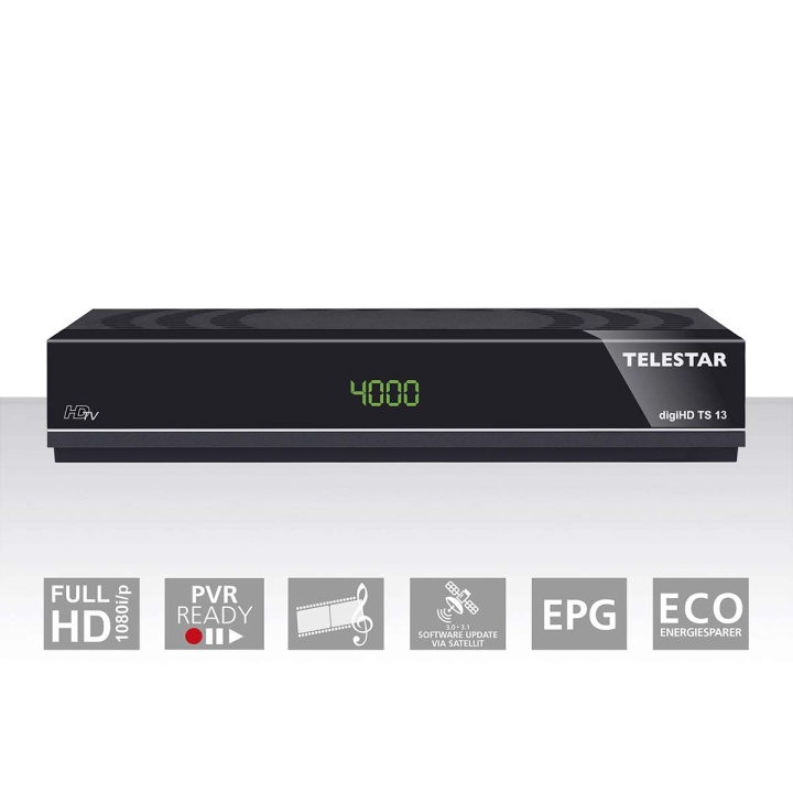 TELESTAR digiHD TS 13 HDTV-satellitmodtager i gruppen HJEMMEELEKTRONIK / Lyd & billede / Tv og tilbehør / Smart-TV hos TP E-commerce Nordic AB (C78716)