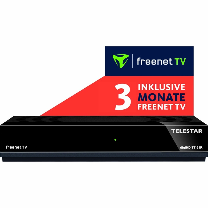 TELESTAR digiHD TT 5 IR inkl. 3 måneders freenet i gruppen HJEMMEELEKTRONIK / Lyd & billede / Tv og tilbehør / Smart-TV hos TP E-commerce Nordic AB (C78724)